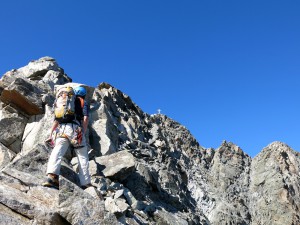 Aufstieg Wazespitze