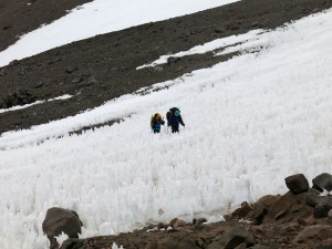 Abstieg Tupungato