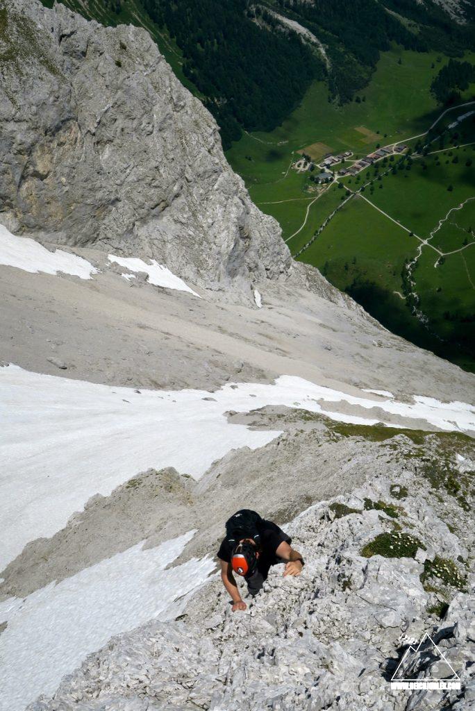 Aufstieg Spritzkarspitze