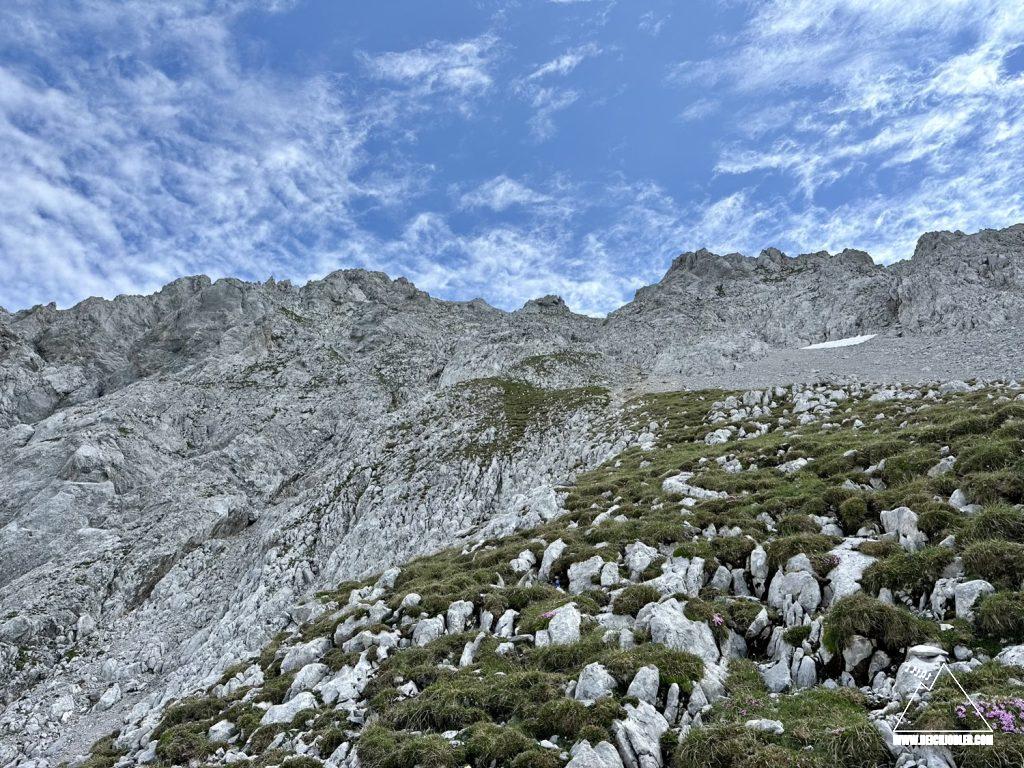 Aufstieg Hochkarspitze